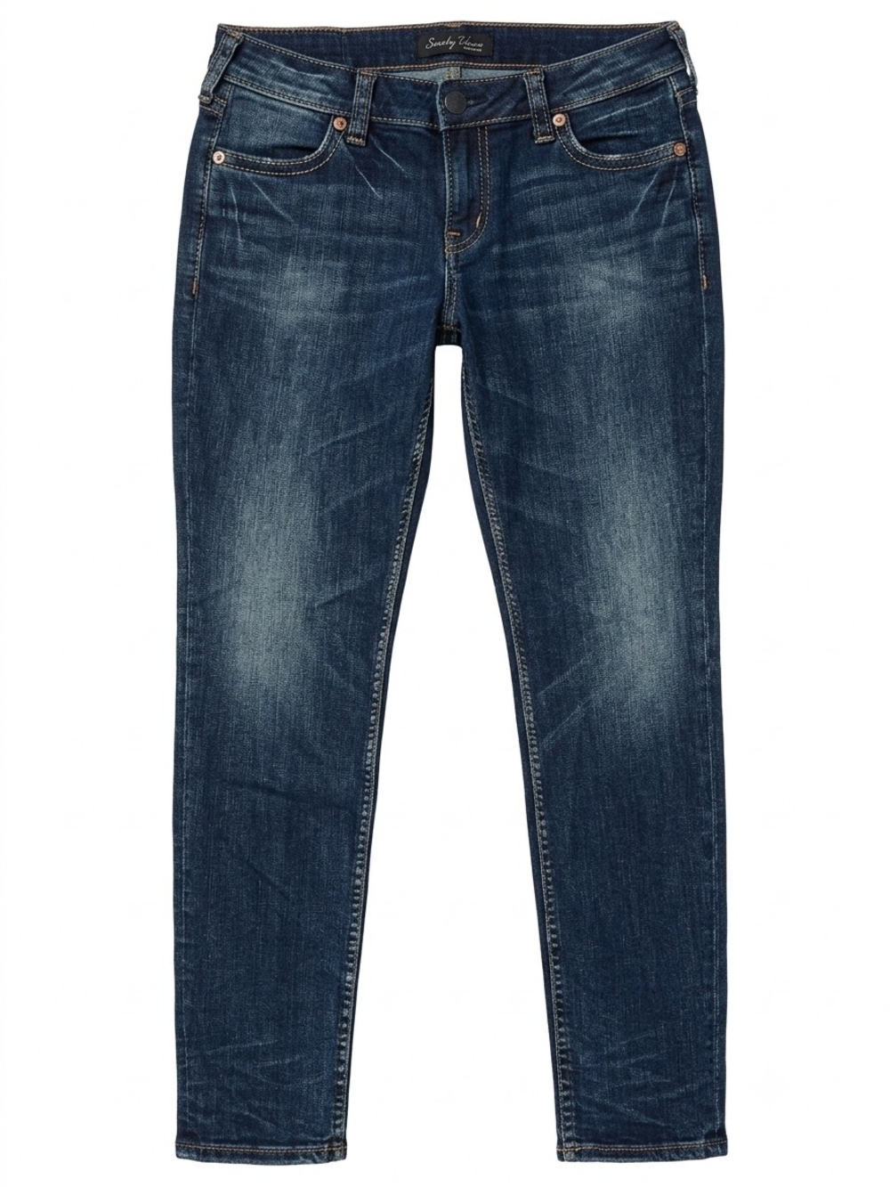 Silver Jeans Women's Dark Indigo Skinny Jeans